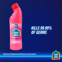 Clean N Fresh Thick Bleach Simply Pink Multi Purpose 750ml Fresh Floral Scent