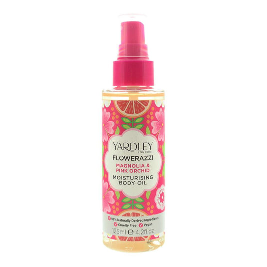 Yardley Flowerazzi Magnolia Pink Orchid Body Oil 125ml