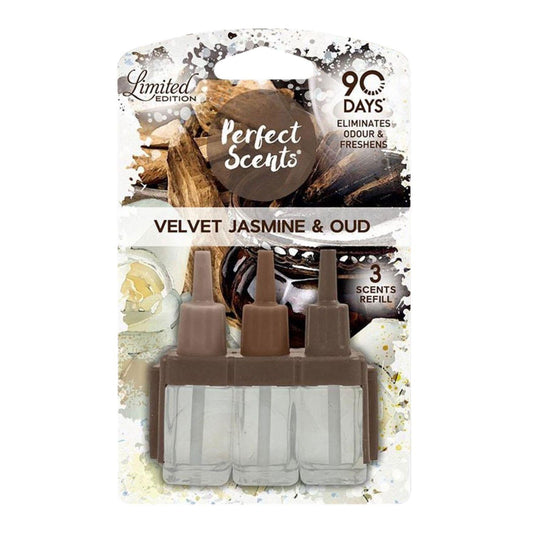 Perfect Scents 3Volution Plug in Refills Velvet Jasmine & Oud Home Air Fresheners 20ml