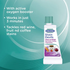 Dr Beckmann Fruit & Drink Stain Devils Remover Cloth Fabric Dirt Cleaner 50ml