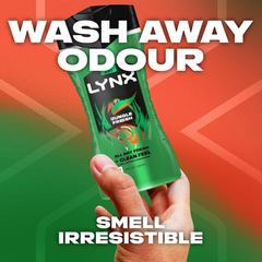 Lynx Jungle Fresh 3 in 1 Shower Gel 225ml - Body, Face & Hair Wash