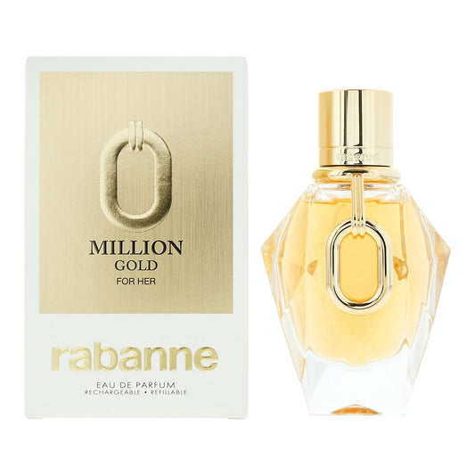 Paco Rabanne Million Gold For Her Eau de Parfum 50ml Unisex Fragrance Spray