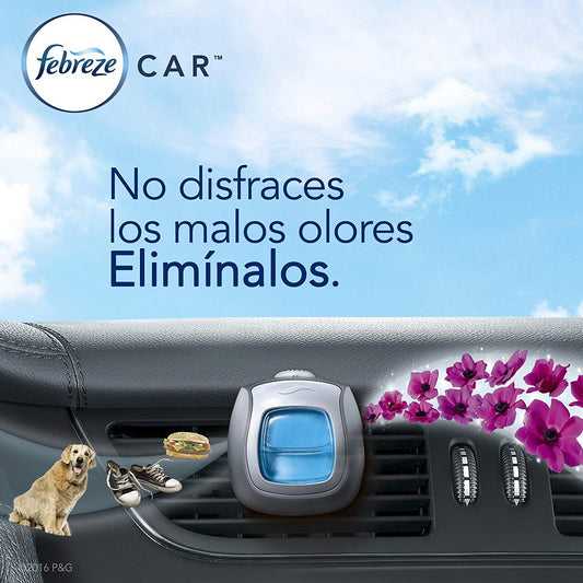 Febreze Blossom & Breeze Car Clip Air Freshener Liquid 2ml Bring Springtime Car