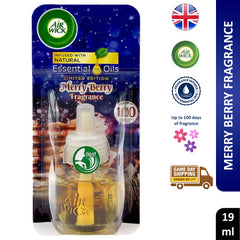 Air Wick Plug In Refill Scented Oil Air Freshener Merry Berry Fragrance 19ml