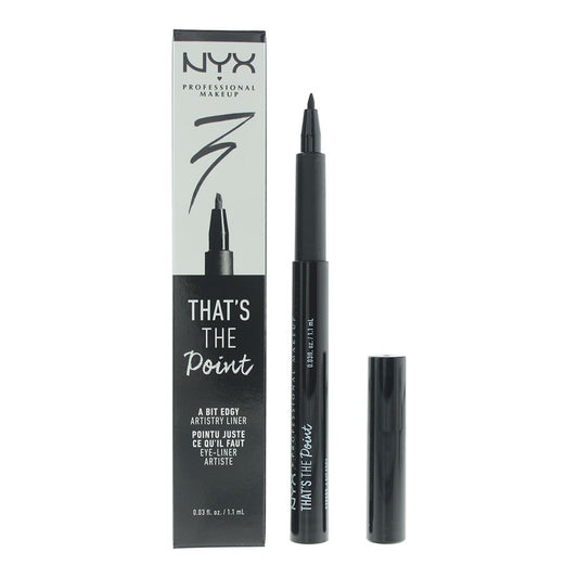 NYX Nyx Professional Makeup That's The Point A Bit Edgy Black Liquid Eyeliner
