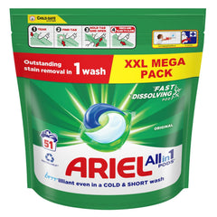 Ariel All In 1 Pods Original Washing Tablets Capsules Laundry Detergent 51 Wash