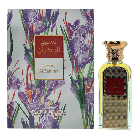 Afnan Naseej Al Zafaran Eau de Parfum 50ml Unisex Fragrance Spray