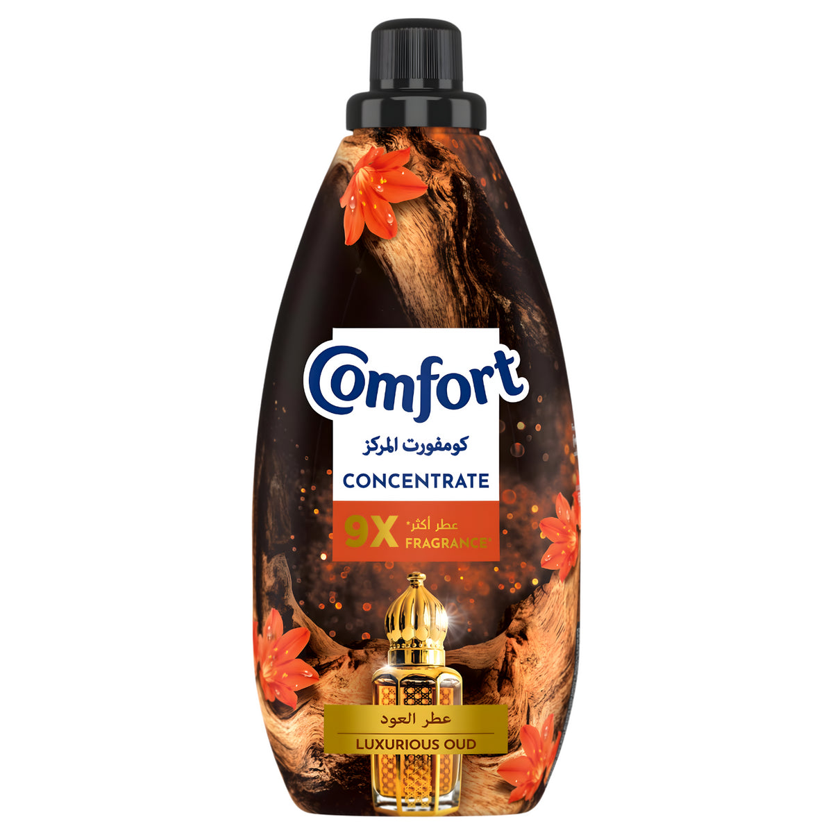 Comfort Fabric Softener Luxurious Oud Laundry Liquid Long Lasting Fragrance 900ml
