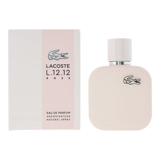 Lacoste L.12.12. Rose Eau de Parfum 50ml Womens Fragrance Spray