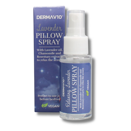 Derma V10 Lavender Pillow Spray 30ml Sleep Aid Aromatherapy