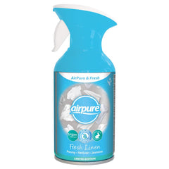 Airpure Fresh Home Room Air Freshener Spray Fresh Linen Fragrance 250ml