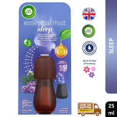 Air Wick Essential Mist Aroma Refill Diffuser Sleep Room Air Freshener 25ml