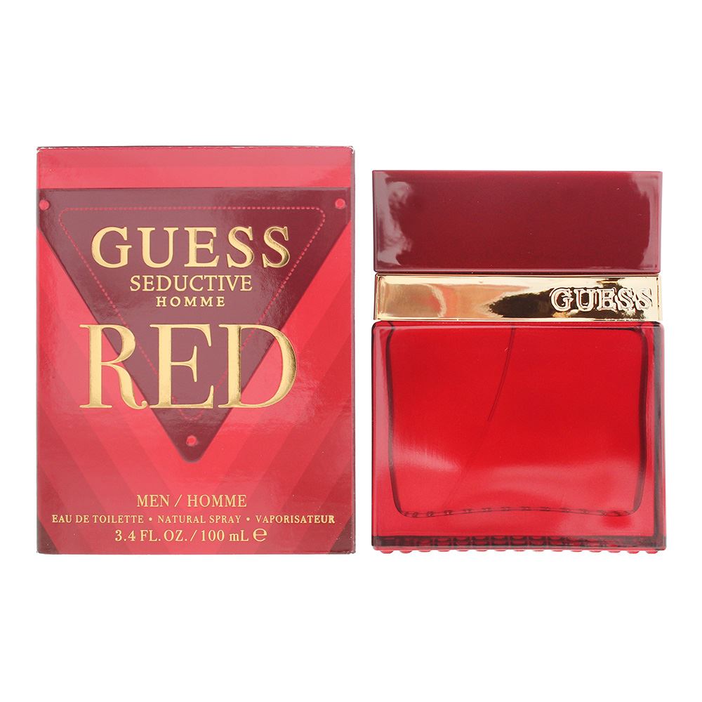 Guess Seductive Homme Red Eau de Toilette 100ml Mens Fragrance Spray