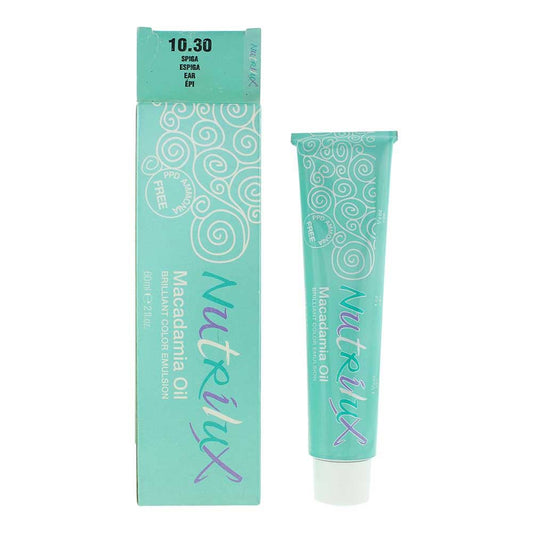 Intercosmo Nutrilux Macadamia Oil 10.30 EAR Hair Colour 60ml