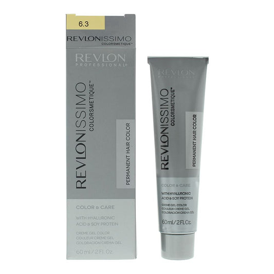 Revlon Revlonissimo Colorsmetique 6.3 Dark Golden Blonde Hair Colour 60ml Women