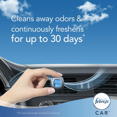 Febreze Cotton Fresh Car Clip Air Freshener 2ml Light Clean Fragrance Car Vent