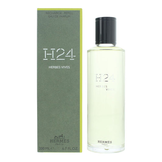 Hermes Paris H24 Herbes Vives Refill Eau de Parfum 200ml Mens Fragrance Spray