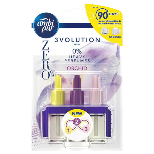Ambi Pur 3Volution Diffuser Refills Home Room Air Freshener Plug In Orchid 20ml