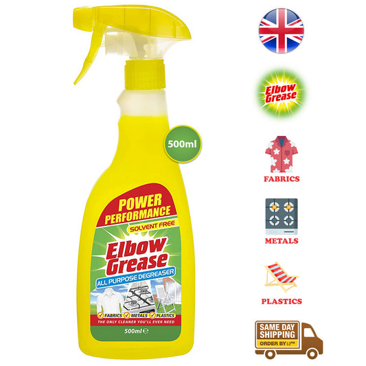Elbow Grease All Purpose Degreaser Stubborn Stain Remover Liquid Spray 500ml