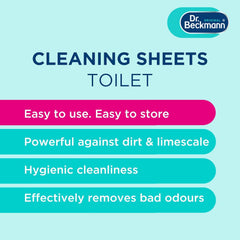 Dr Beckmann Magic Leaves Toilet Dirt Cleaner Citrus Sensation 20 Sheet