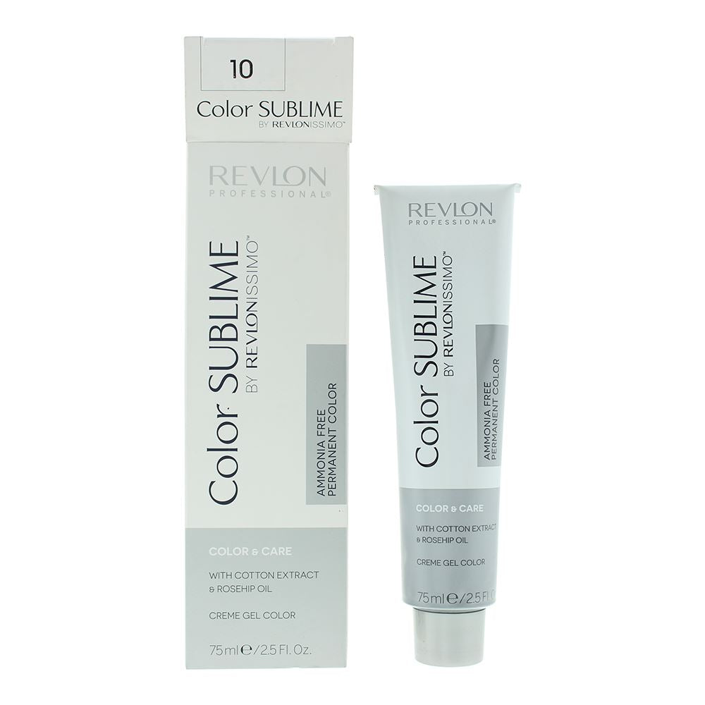 Revlon Color Sublime 10 Lightest Blonde Hair Colour 75ml For Women
