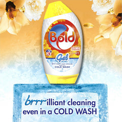 Bold Laundry Detergent Gel For Clothes Burst Of Sunshine Fragrance 24W 840ml