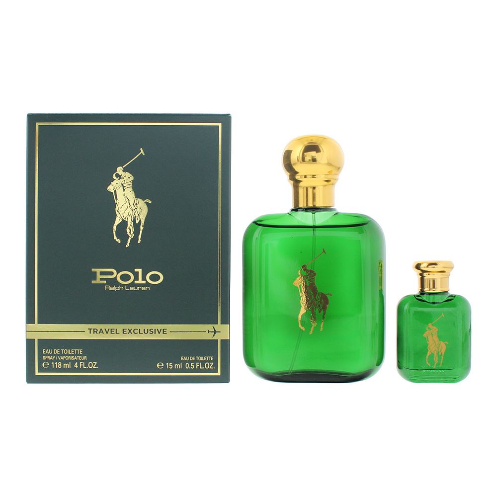 Ralph Lauren Polo Green 2 Piece Gift Set: Eau de Toilett 118ml, EDT 15ml
