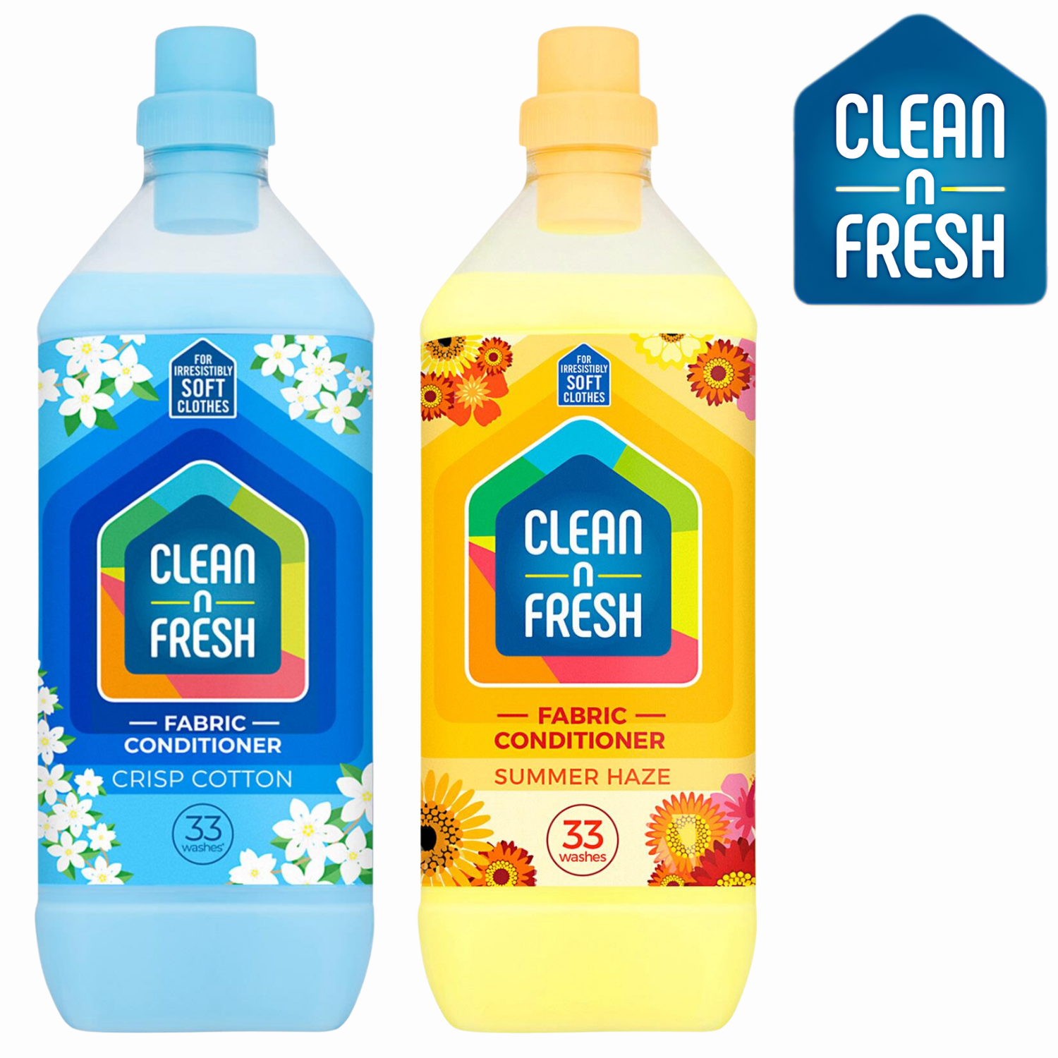 Clean N Fresh Summer Haze 1L Fabric Conditioner For Irresistibly Soft ...