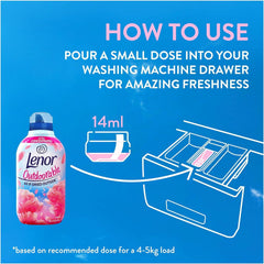 Lenor Outdoorable Fabric Conditioner Liquid 33 Washes Pink Blossom 462ml