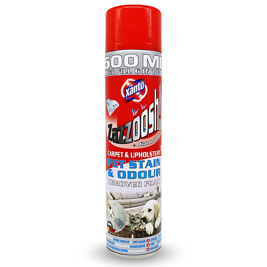 Xanto Carpet Upholstery Pet Stain Cleaner Odour Remover Foam 500ml