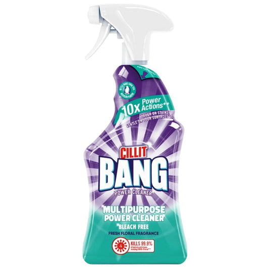 Cillit Bang Multipurpose Power Cleaner Fresh Floral Bathroom Tiles Spray750ml