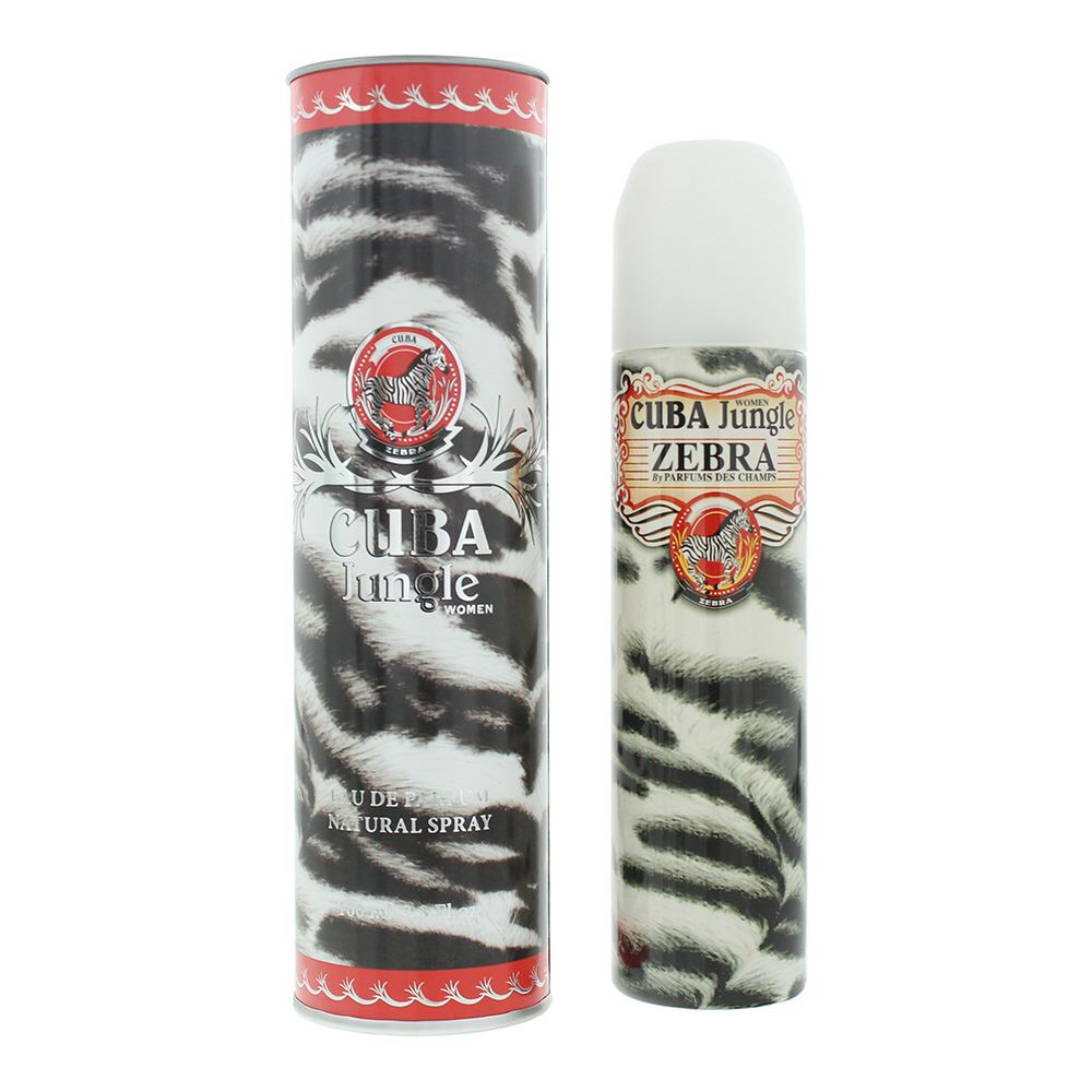 Cuba Jungle Zebra Eau de Parfum 100ml Womens Fragrance Spray