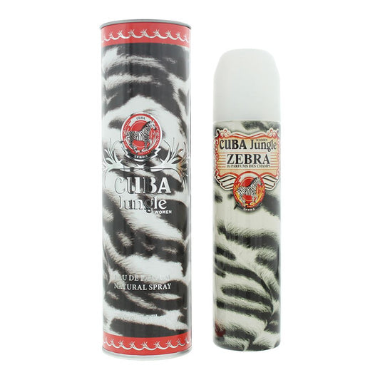 Cuba Jungle Zebra Eau de Parfum 100ml Womens Fragrance Spray