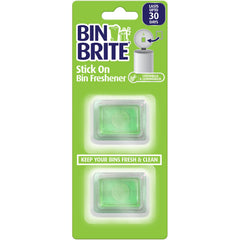 Bin Brite Stick On Freshener All Bins Deodoriser Citronella & Lemongrass Scent