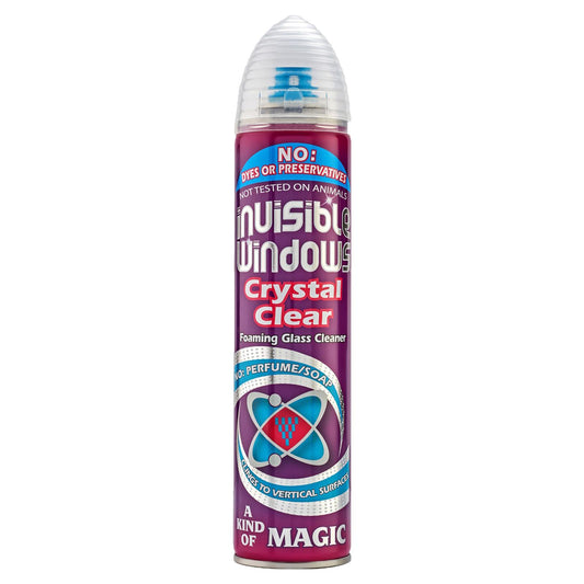 Aristowax Glass Cleaner Invisible Window Crystal Clear Foaming Spray 300ml