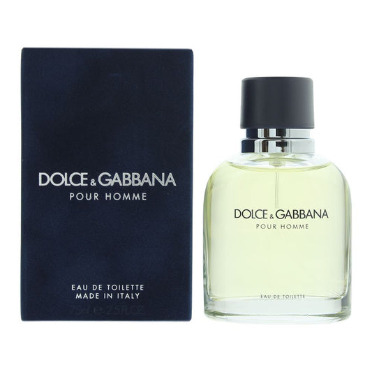 Dolce & Gabbana Pour Homme Eau de Toilette 75ml Mens Fragrance Spray
