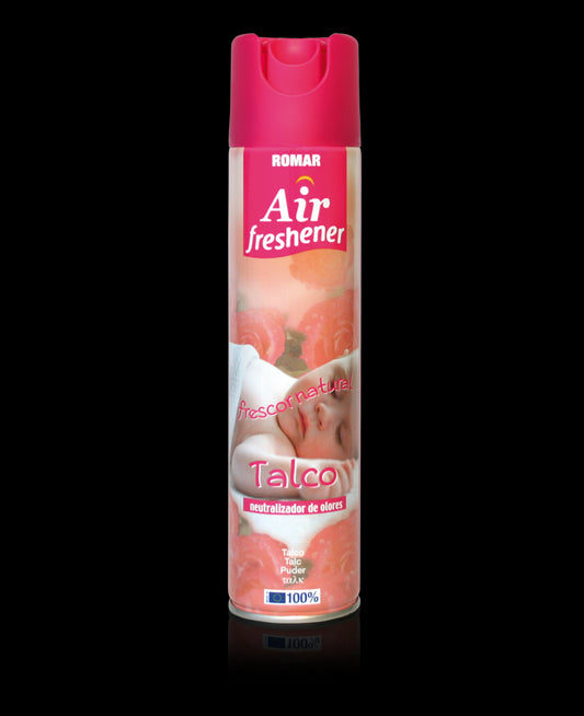 Romar Air Freshener Spray Home Office Room Talco Fragrance 300ml