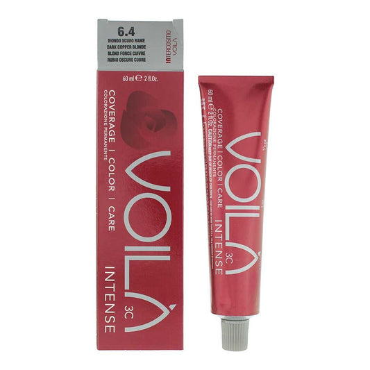 Intercosmo Voila 3C Intense 6.4 Dark Copper Blonde Hair Colour for Womens 60ml