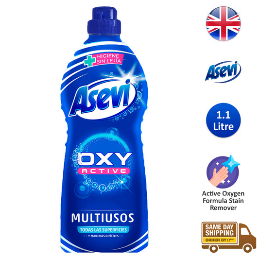 Asevi Oxy Active Multi-Purpose Surface Cleaner Clothes Stain Remover 1.1L