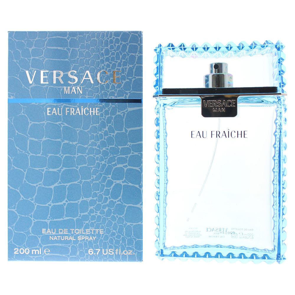 Versace Man Eau Fraiche Eau de Toilette 200ml Mens Fragrance Spray