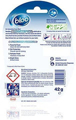 Bloo All In 1 Brilliant Toilet Gel Rim Block Cleaner Freshener Spring Rain 42G