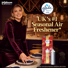 Glade Sense & Spray Warm Apple Pie Air Freshener Refill 18ml - Limited Edition - For Home Office Hotel