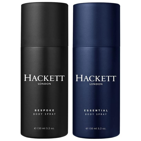 Hackett London Bespoke & Essential Body Spray 150ml Bundle For Men