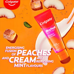 Colgate Max Fresh Frutt Fusion Peaches & Cream Lasting Freshness Toothpaste 75ml