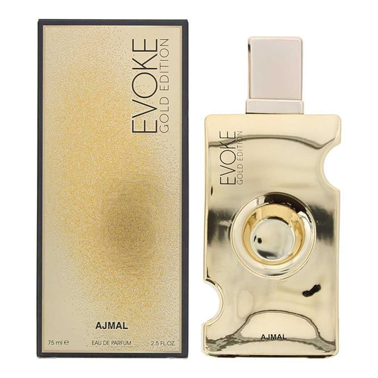 Ajmal Evoke Gold Edition Eau De Parfum 75ml Womens Fragrance Spray