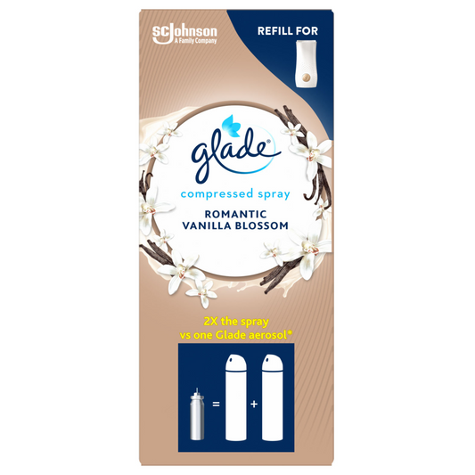 Glade Touch & Fresh Romantic Vanilla Blossom Air Freshener Refill Home Office Hotel 10ml