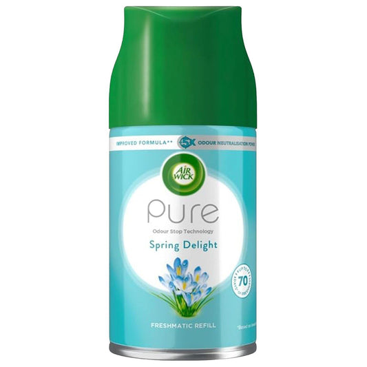 Air Wick Freshmatic Refills Automatic Spray Freshener Pure Spring Delight 250ml