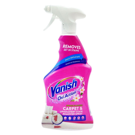 Vanish Carpet Upholstery Rug Stain Remover Spray Spring Flowers Fragrance 500ml