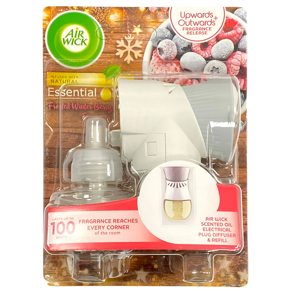Air Wick Plug In Refills Air Freshner Frosted Winter Berry Fragrance Oil 19ml X1