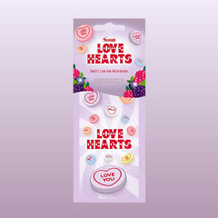 Swizzels Love Hearts Car Air Freshener Summer Berries